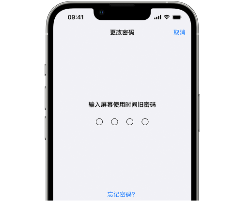 柘荣iPhone屏幕维修分享iPhone屏幕使用时间密码忘记了怎么办 