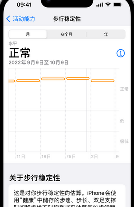 柘荣iPhone手机维修如何在iPhone开启'步行稳定性通知'