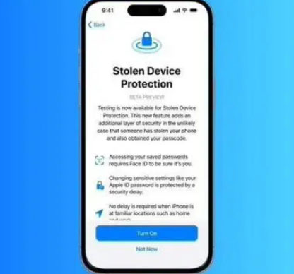 柘荣苹果授权维修店分享被盗设备保护功能开启方法 